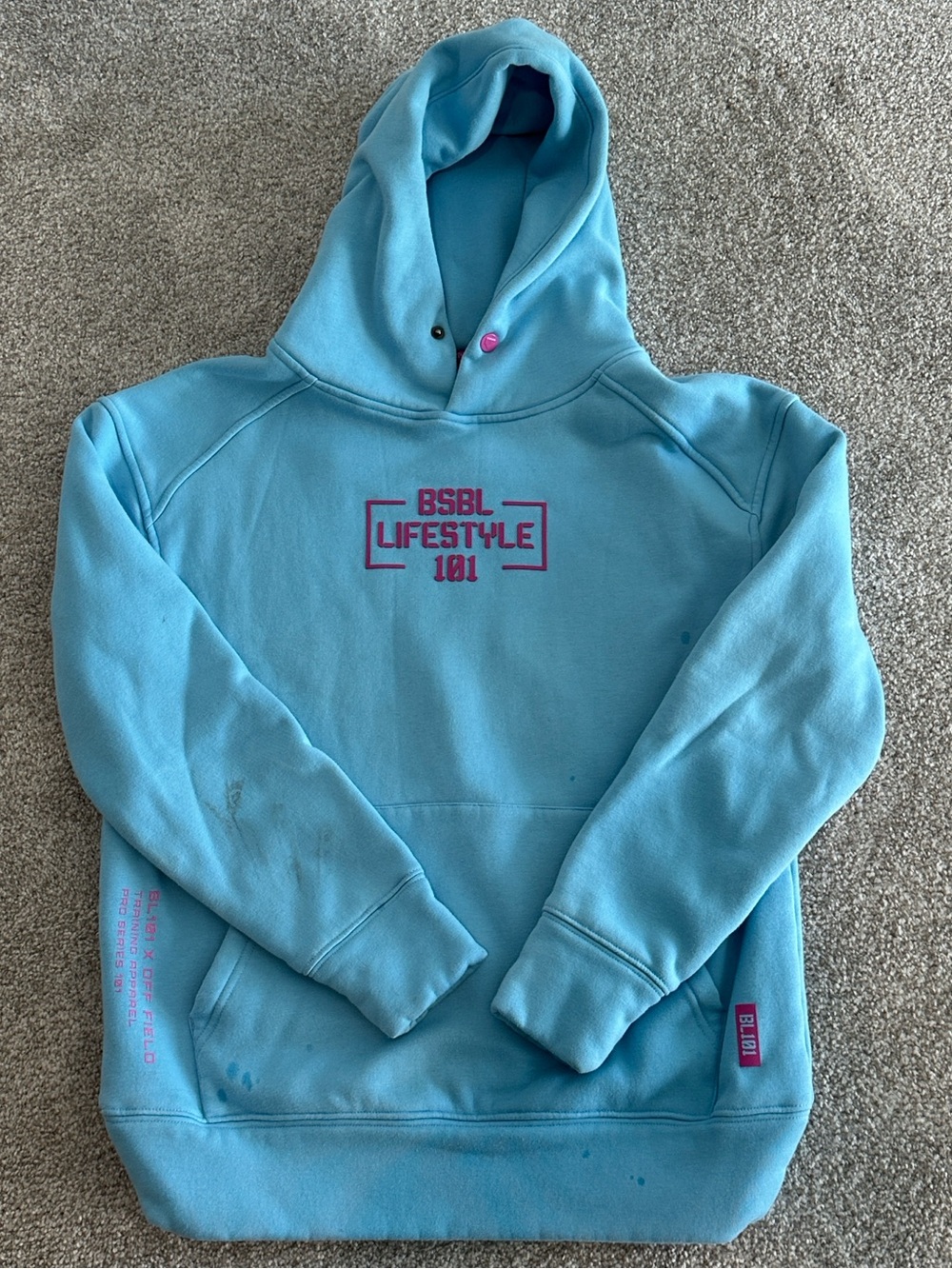 Baseball Lifestyle 101 fleece lined hoodies